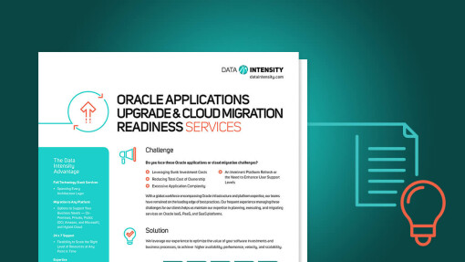 Oracle Applications Upgrade and Cloud Migration Readiness Services